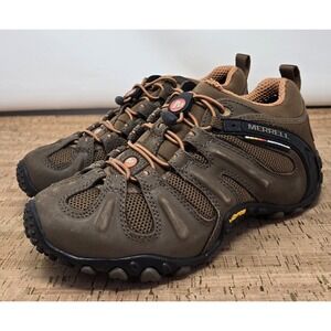 Merrell Cham II Stretch Shoes Mens 7 Trail  Hiking Outdoor Vibram Soles Sneakers